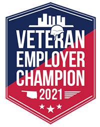 2021 OKVA Veteran Employer Champion Badge
