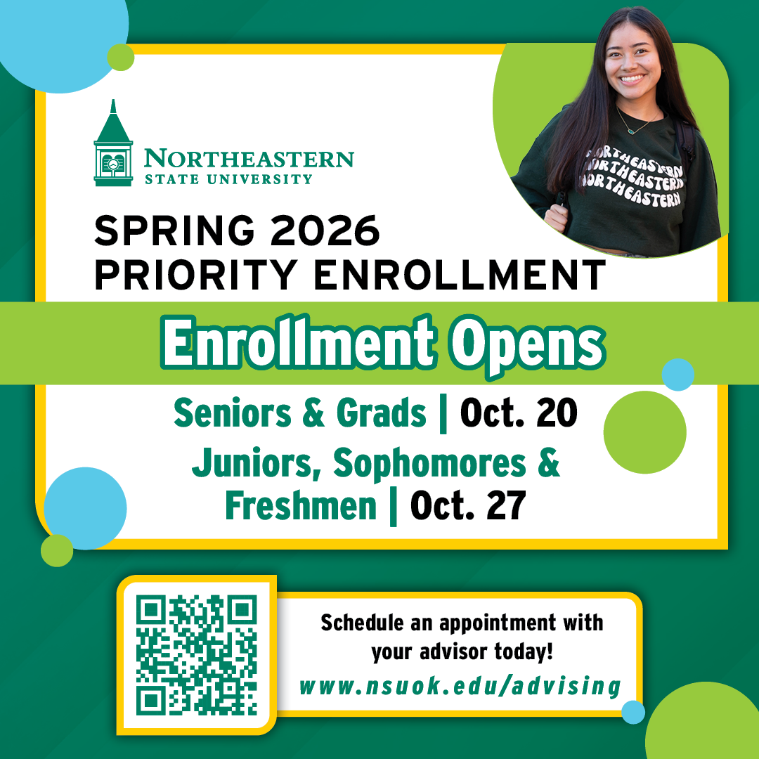 Priority Enrollment Spring 2026 social ad
