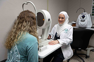 Dr. Heba Hammami, an optometry resident