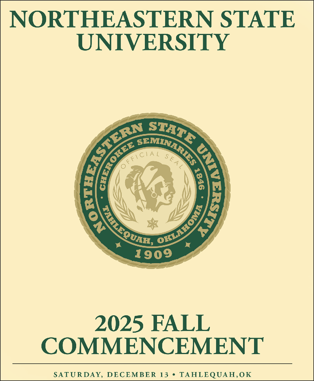 Fall 2025 Commencement Cover Fall 2025 Commencement Cover