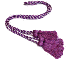 Sigma Theta Tau purple and white cord